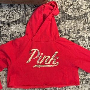 PINK Victoria's Secret Kids Red Hoodie